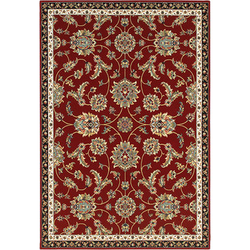 Oriental Weavers Kashan 370R 5'3"x7'6" Red/Multi Rug