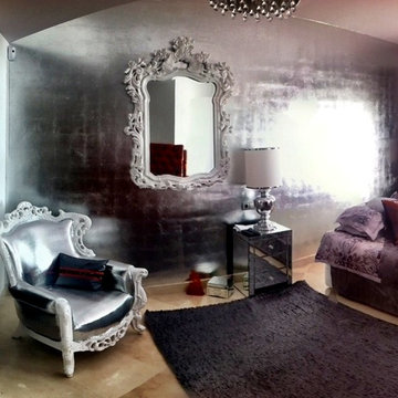 Silver gilded wall