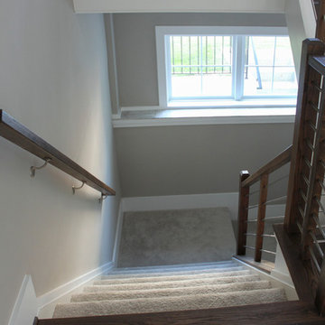 Project #22 | Stainless Steel & Dark Wood Treads