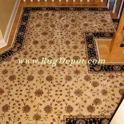 Dynamic Radiance Ivory - Black - Area Rugs