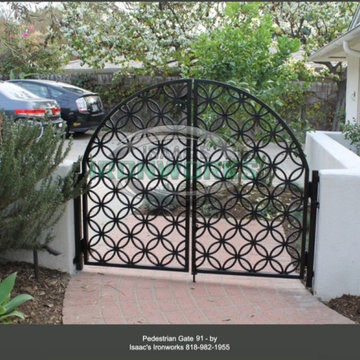Custom Iron Pedestrian Gate Design, Fabrication and Installation since 1989