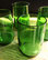 Wine Bottle Rocks Drinking Glasses, Set of 4, Green
