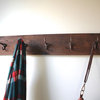 Reclaimed Barn Wood Coat Rack Rustic Hooks