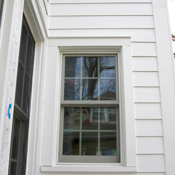 Exterior Remodel, Park Ridge, IL Colonial Home James Hardie Siding