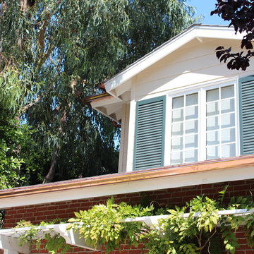 Seamless Copper Rain Gutters in Los Angeles