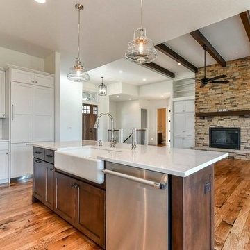 Contemporary Custom Build with Rustic Charm