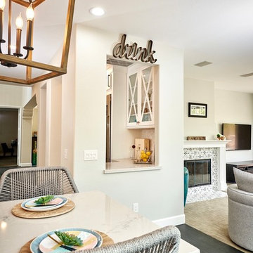 Brilliant Blue Kitchen Remodel - Fairbanks Ranch