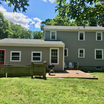 ATTACHED TWO CAR GARAGE WITH MUDROOM, READING, MA