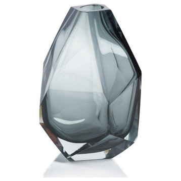 Getxo Faceted Artistry Glass Vase