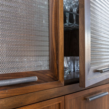 Interior Design Trends: Wire Mesh for Cabinetry