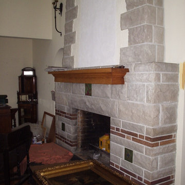 Fireplace Facelift (before)