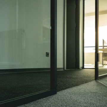 Automatic glass door Dubai techbase