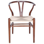 Euro Style - Evelina Side Chair - Evelina Side Chair in Walnut - Set of 2