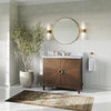 Forrester Bathroom Vanity, Single Sink, 37", Antique Coffee, Freestanding
