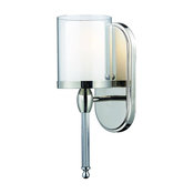 Z-Lite 1908-1S Argenta 1 Light Wall Sconce in Chrome