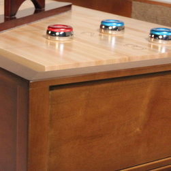 Chestnut Finish Harvard Shuffleboard - Game Tables
