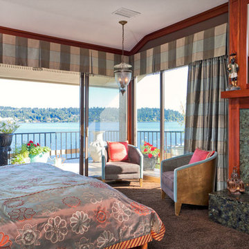 Seward Park Lakefront Home, Master Suite