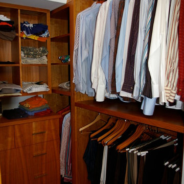Flat Panel Cherry Closet