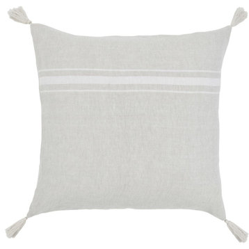 Tamar Decorative Pillow, Natural and Cream