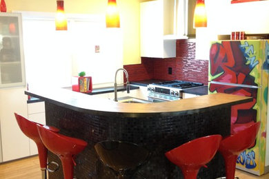 Eclectic kitchen photo in Other