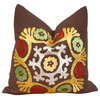Rosette Cotton Suzani Pillow Cover