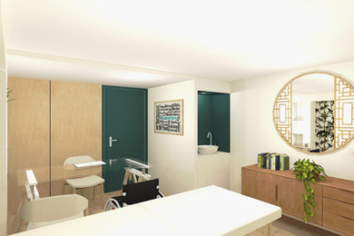Transformation d'un garage en cabinet de medecine chinoise