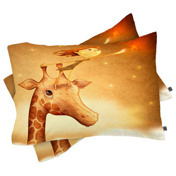 Deny Designs Jose Luis Guerrero Star 1 Pillow Shams, King