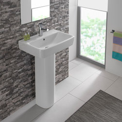 Comprimo ceramic Pedestal Sink - Bathroom Sinks