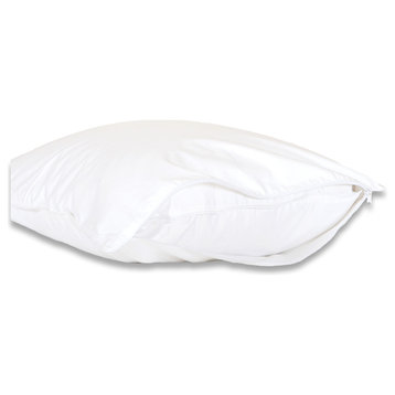Manhattan Pillow Protector, White, King