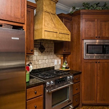 Faux Stone finished Hood Pot Filler Valve