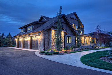 Elegant house exterior photo in Calgary