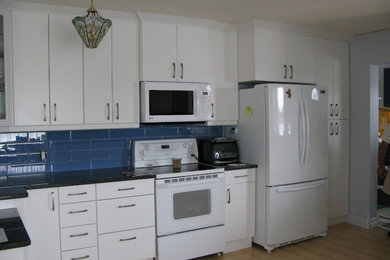 Kitchen - contemporary kitchen idea in Calgary