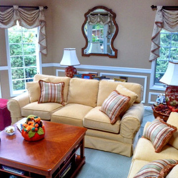 Re-decorated Family Room