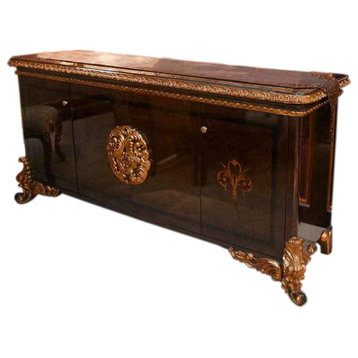 Florence Sideboard Buffet, Antique Gold Finish
