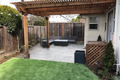 Example of a 1950s patio design in San Francisco