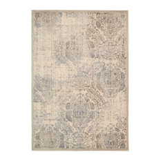 Graphic Illusions Rug, Ivory, 3'6"x5'6"