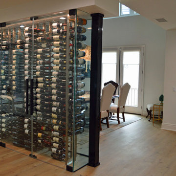 Glass Modern Wine Wall as Divider