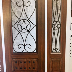 Fiberglass woodgrain entry doors/Texas Star - Products