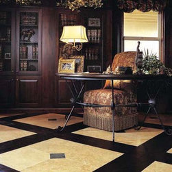 Travertine and granite Tile flooring - Tile