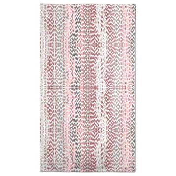 Dashes Red 58x102 Tablecloth