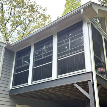 Marietta Craftsman Screened Porch & Deck Addition - Revere Circle GA 30062