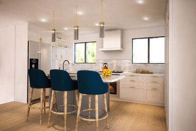 Transitional kitchen photo in Toronto