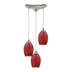 Elk Lighting - Elk Lighting 10222/3che Pendant Favela - Pendant Lighting