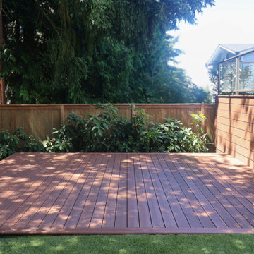 Two-Level Backyard Deck Design