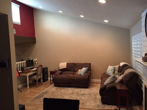 How To Decorate A Large Living Room Wall With Vaulted Ceilings Www 