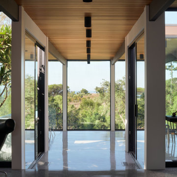 Malibu Glass Box House by Klopf Architecture