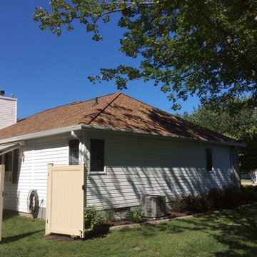 After. Landmark Pro Max Def Resawn Shake, Shingle Vent Hip Vent, Resawn Shake Mo