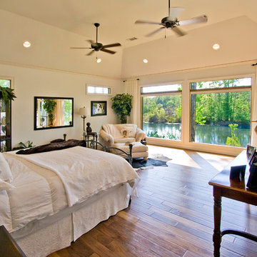 Elegant Craftsman Master Bedroom in Hurricane Lake Estates