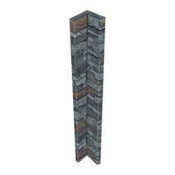 136-CT1-DURANGO STACKED STONE VENEER INSIDE CORNER 48"H X 3 1/2"W X 1 1/4"D - Wall Panels
