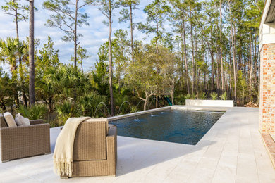Inspiration for a pool remodel in Charleston